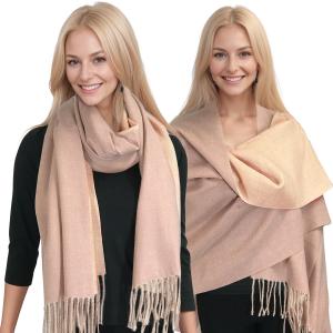 Wholesale 2404 - Two-Tone Scarves 2404 - Two Tone Pink - 26