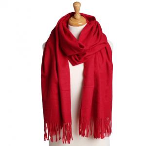 2402 - Solid Color Scarves 2402 - Burgundy - 26