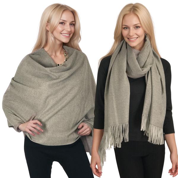 wholesale 2402 - Solid Color Scarves 2402 - Grey Taupe - 26