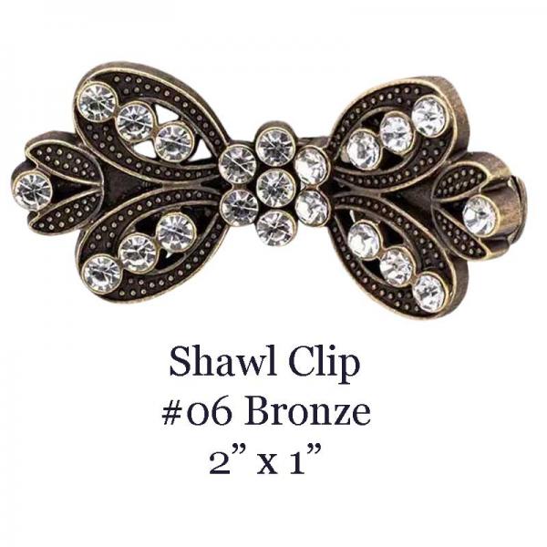 wholesale 3923/T - Cape and Vest Clips #06/Bronze - 