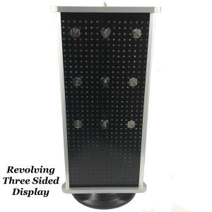 Wholesale 410 - Display & Merchandising  Revolving Three Sided Jewelry Display - 