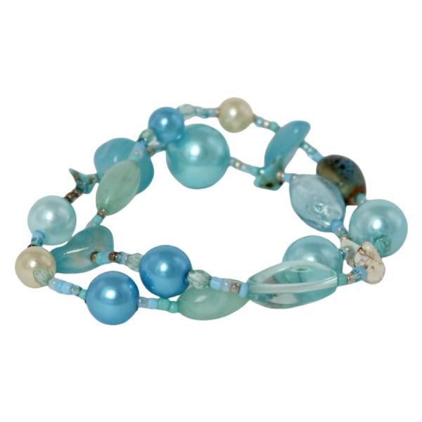 Fashion  Bracelets Stretch Beaded - Turquoise MB - 