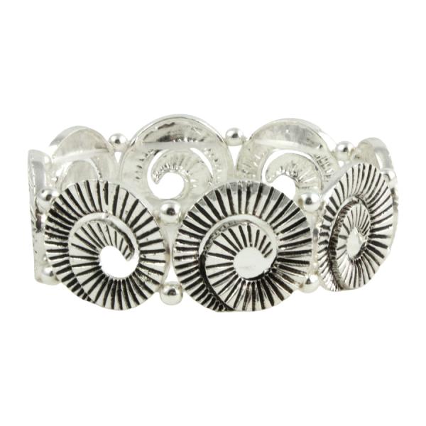 Fashion  Bracelets 1055 - Silver MB - 