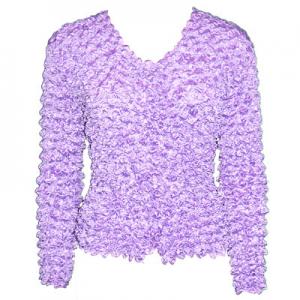  C21 -Gourmet Popcorn - Collarless Cardigan Lilac - One Size Fits Most