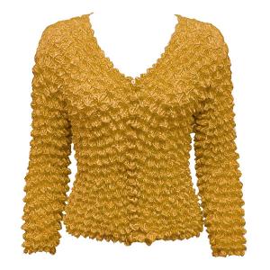  C21 -Gourmet Popcorn - Collarless Cardigan Butterscotch - One Size Fits Most