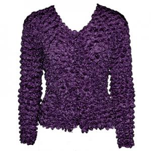  C21 -Gourmet Popcorn - Collarless Cardigan Grape Juice - One Size Fits Most