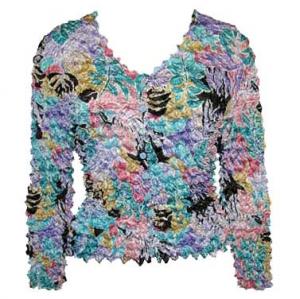  C21 -Gourmet Popcorn - Collarless Cardigan Tropical Breeze - One Size Fits Most