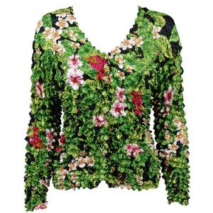  C21 -Gourmet Popcorn - Collarless Cardigan Tropical Floral - Green - One Size Fits Most