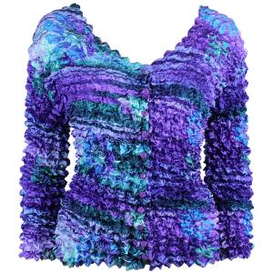  C21 -Gourmet Popcorn - Collarless Cardigan Desert Print - Purple - One Size Fits Most