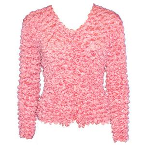  C21 -Gourmet Popcorn - Collarless Cardigan Carnation - One Size Fits Most