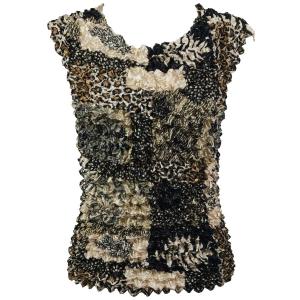 572 - Gourmet Popcorn - Sleeveless Patchwork Jungle - One Size Fits Most