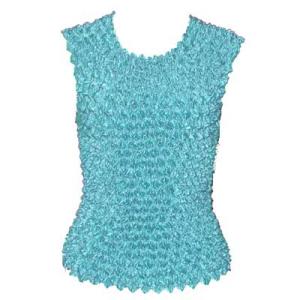 572 - Gourmet Popcorn - Sleeveless Aqua - One Size Fits Most