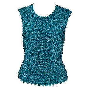 572 - Gourmet Popcorn - Sleeveless Teal Blue - One Size Fits Most