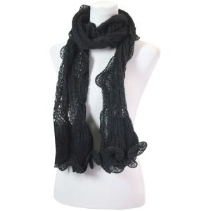 Wholesale 4068<BR> Oblong Scarves - Crochet Wave