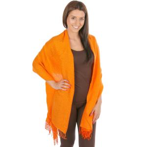 Wholesale 1004<p>Orange Herringbone Shawls