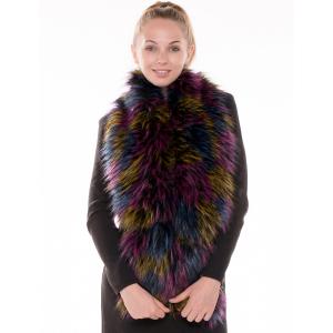 2592 
Faux Fur 
Multi-Colored Collar