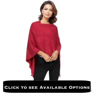 Wholesale 8672 <p> Cashmere Feel Ponchos