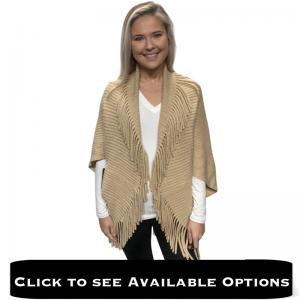 Wholesale 10064  Lurex Knit Vest w/Tassels