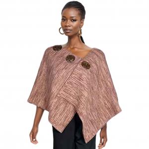 Wholesale 10082 <p> 
Knit Coconut Button Shawl