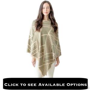 Wholesale 5002<p>Geometric Pattern Cashmere Feel Poncho