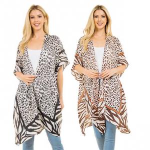 3657
Animal Print Kimonos