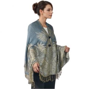 3691
Woven Paisley 
Button Shawls