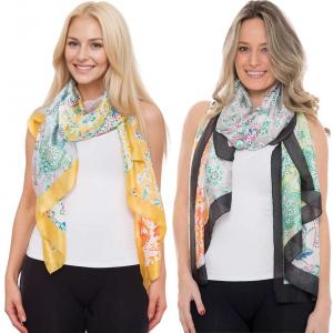 1316  
Light Satin Scarves