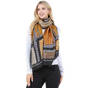 4303 
Geometric Dot Design 
Scarf/Shawl