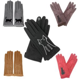 3897 
Cat Motif Gloves