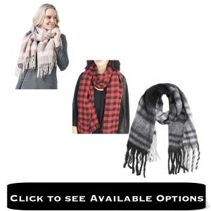 Wholesale 3904 - Assorted Winter Scarves