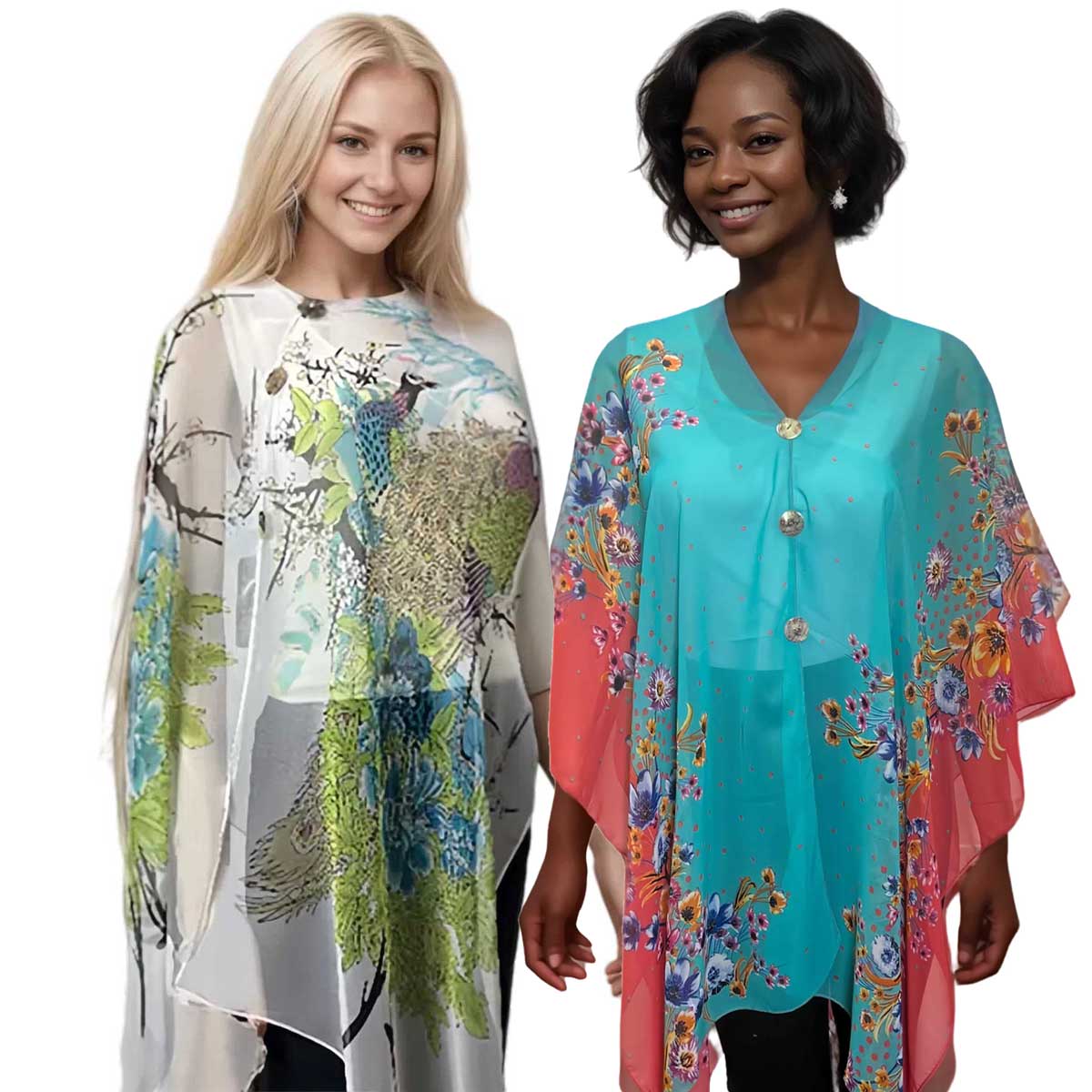 Spring Button Ponchos 2025