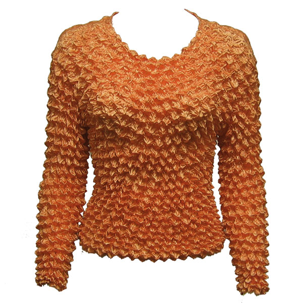 231 - Gourmet Popcorn - Long Sleeve Light Copper - One Size Fits Most