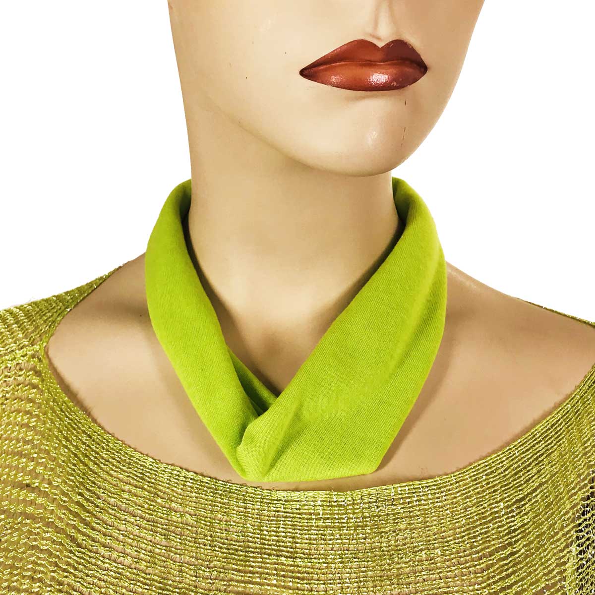 #007 Lime<br>Jersey Knit Necklace with Magnetic Clasp