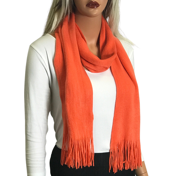 Coral Oblong Scarf - Cashmere Feel 0940002