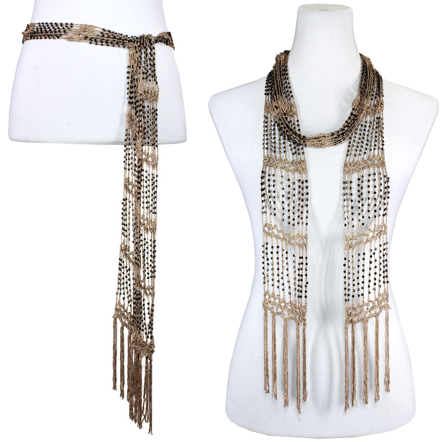 D016 - Shanghai Beaded Scarves/Sash