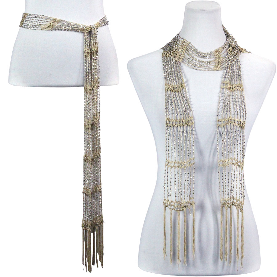 D016 - Shanghai Beaded Scarves/Sash