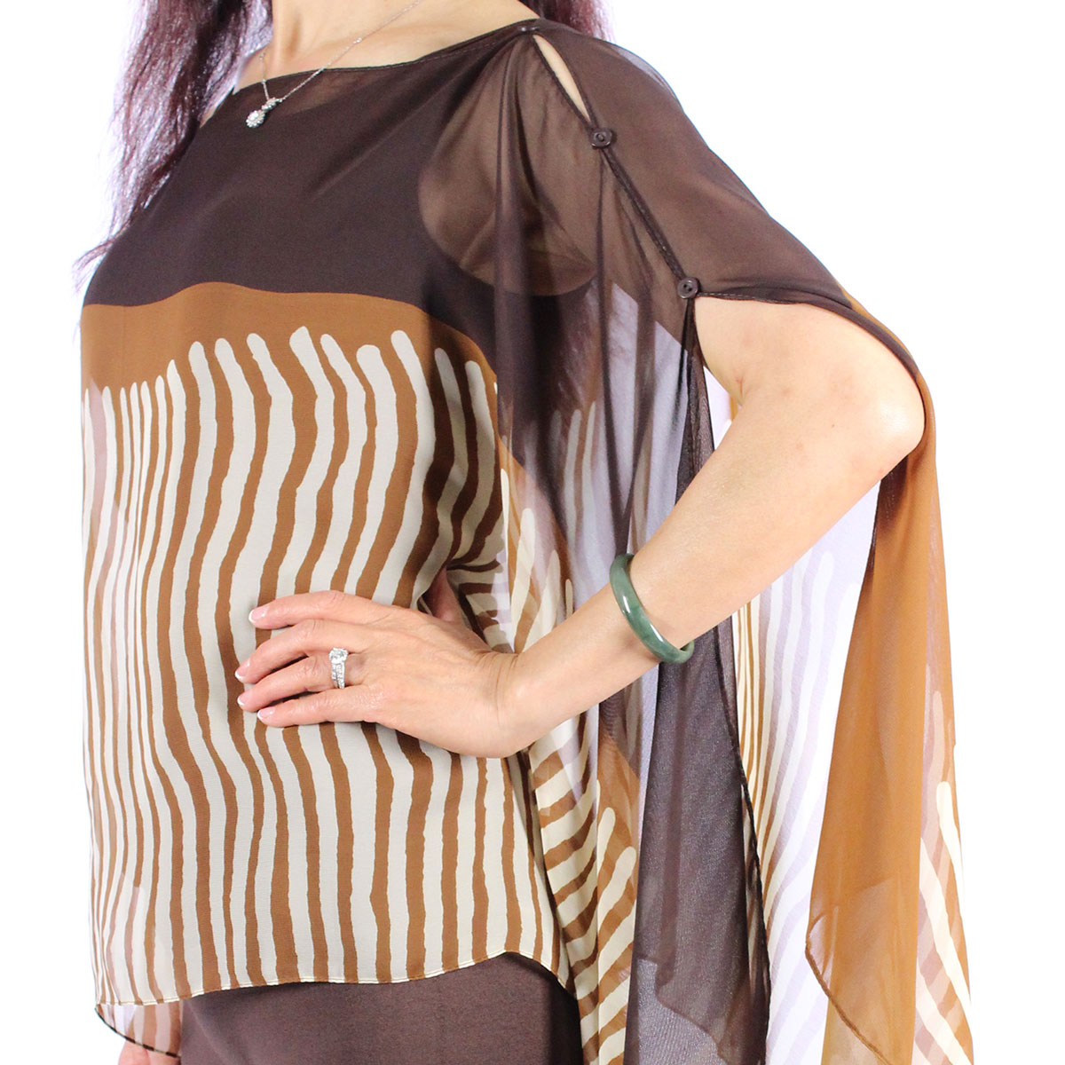 N1132 - Color Coordinated Buttons<br> Brown Mix