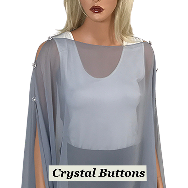 SGE - Crystal Buttons<br>
 Solid Grey