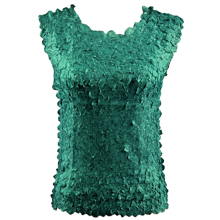 Petal Shirts - Sleeveless - Solid Emerald