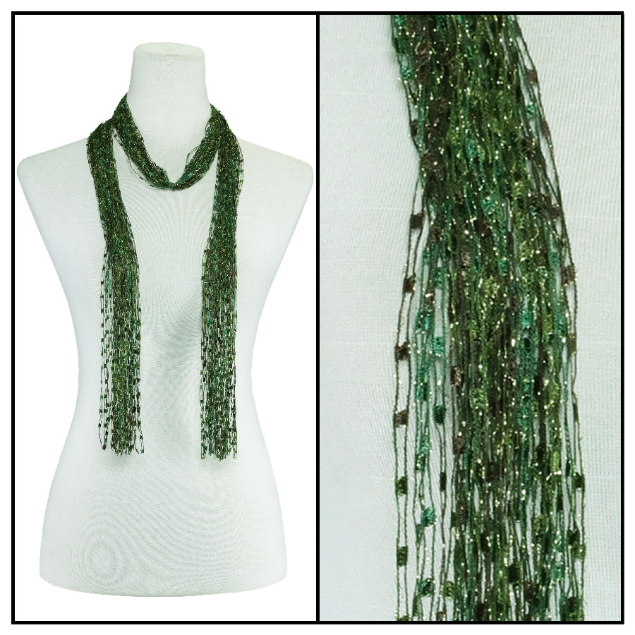 002 - Vermont Waterfall Scarves<br> Evergreen