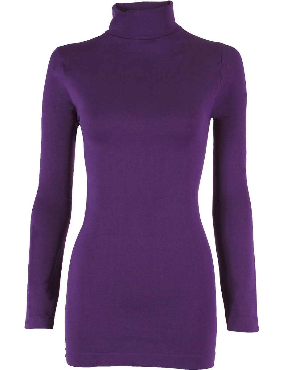 WholesaleMagic SmoothWear Long Sleeve Turtleneck-Royal Purple