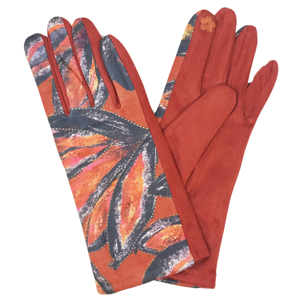 867 - Paprika Leaves<br>
Touch Screen Smart Gloves

