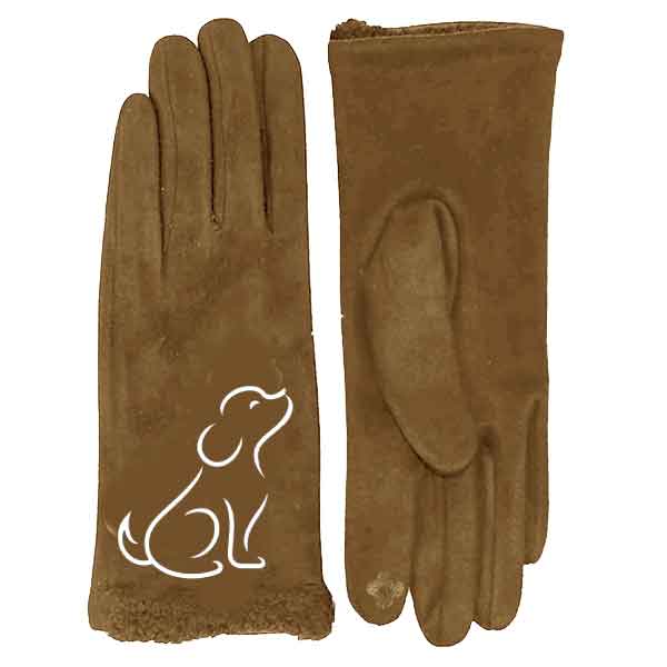 1226 - Camel Dog Silhouette<br>
Touch Screen Smart Gloves