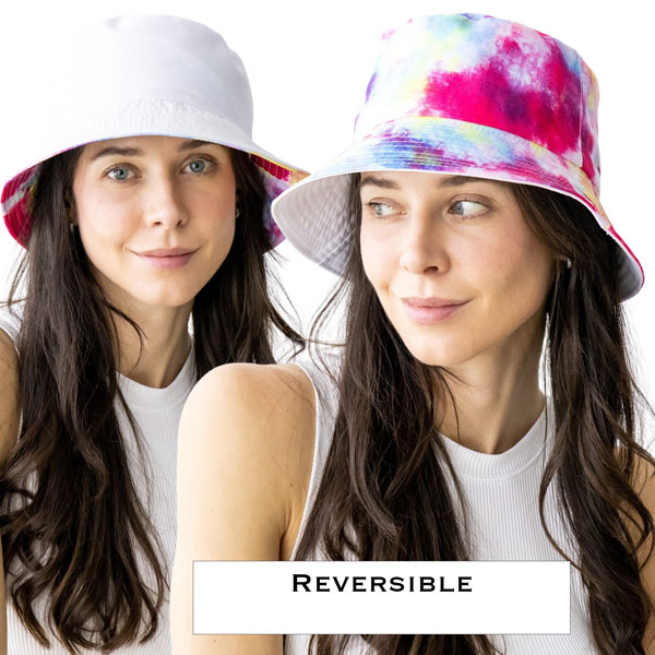 1015 - Tie Dye One<br>
Reversible Bucket Hat

