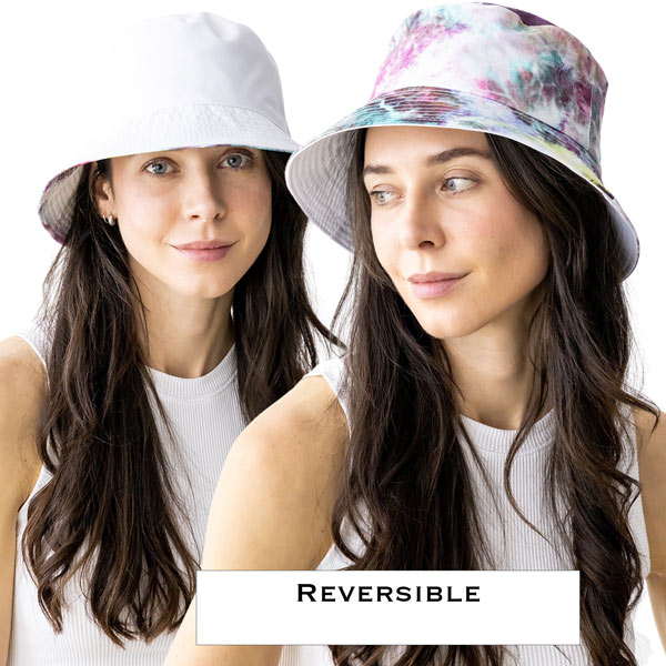1015 - Tie Dye Two<br>
Reversible Bucket Hat