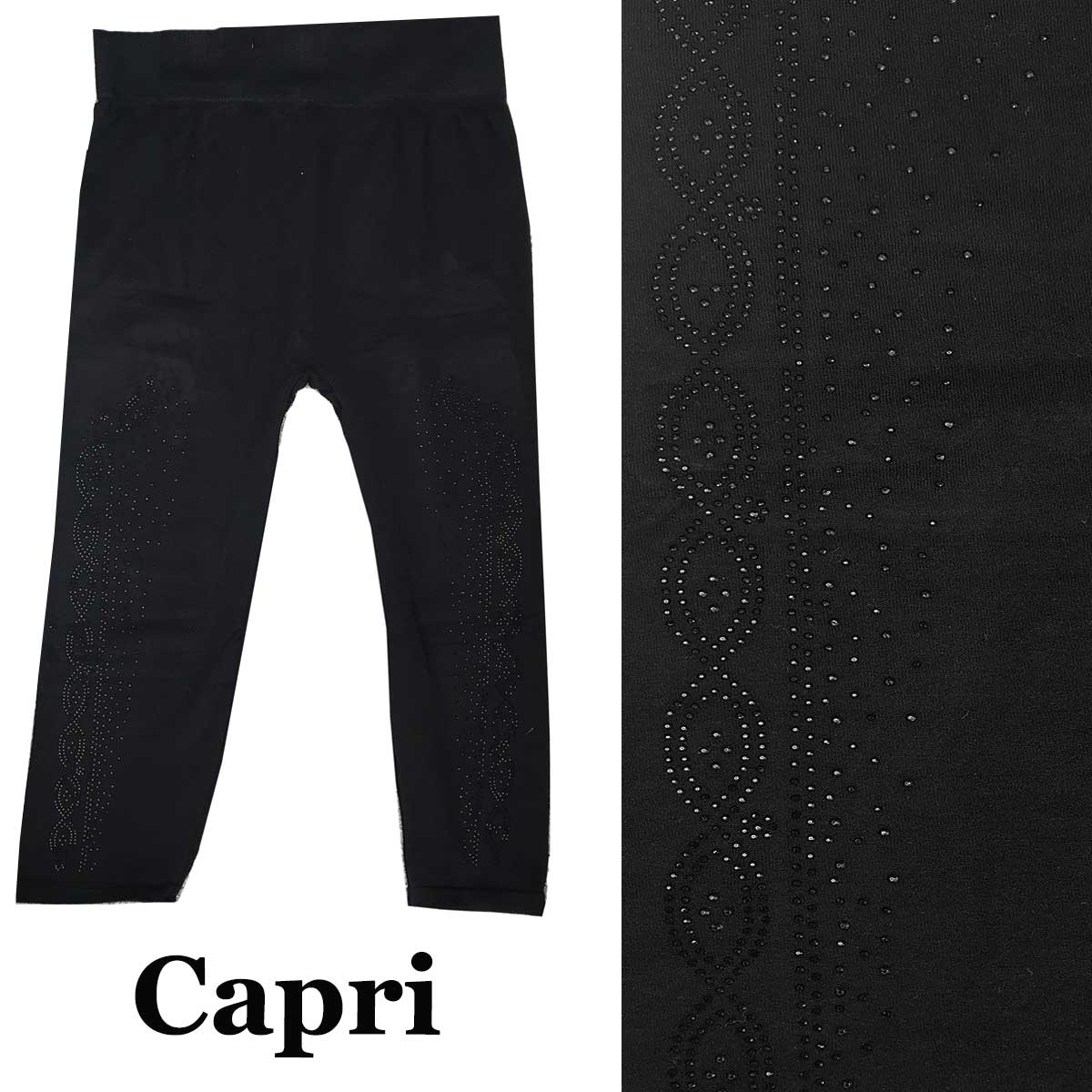 2583 - Jeweled Leggings (Capri and Ankle Length)