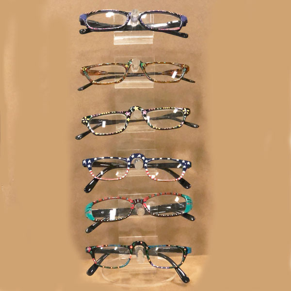 Countertop Slantback Eyeglass Display 
