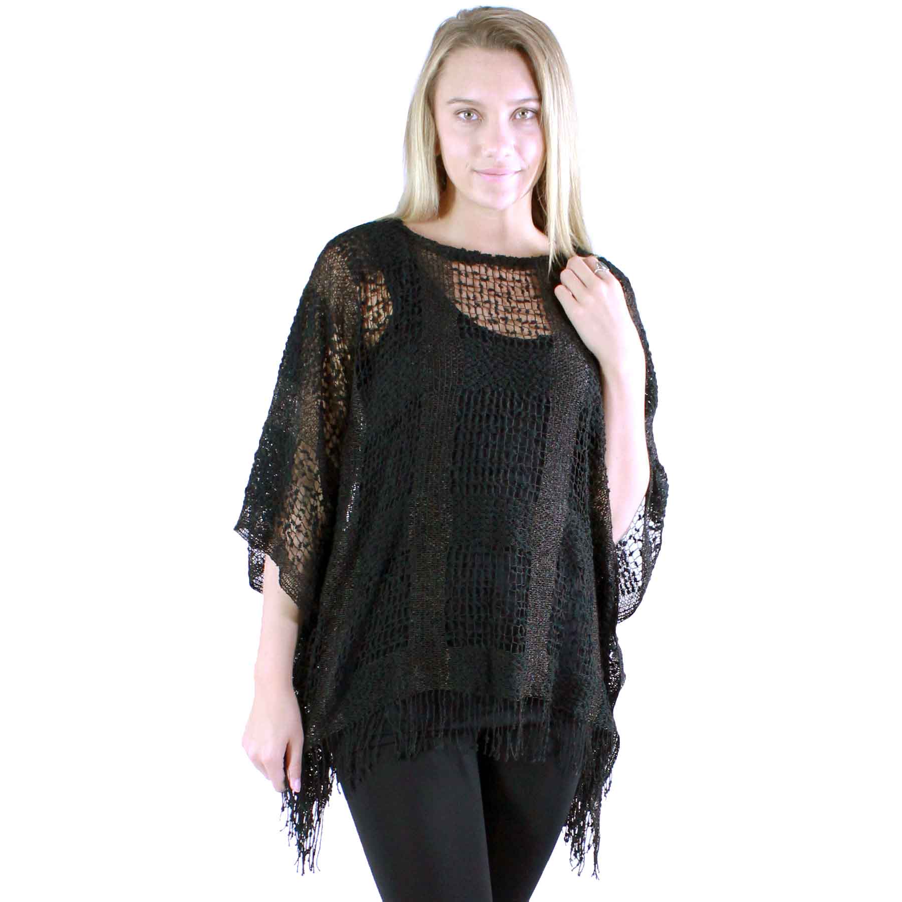 8392 - Crochet Poncho 