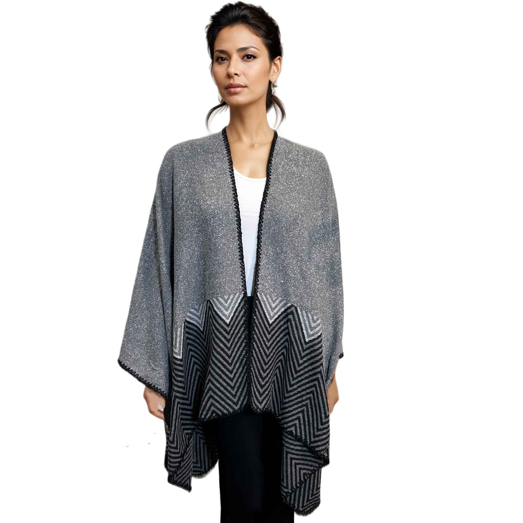 2965 - Ruana Printed Capes