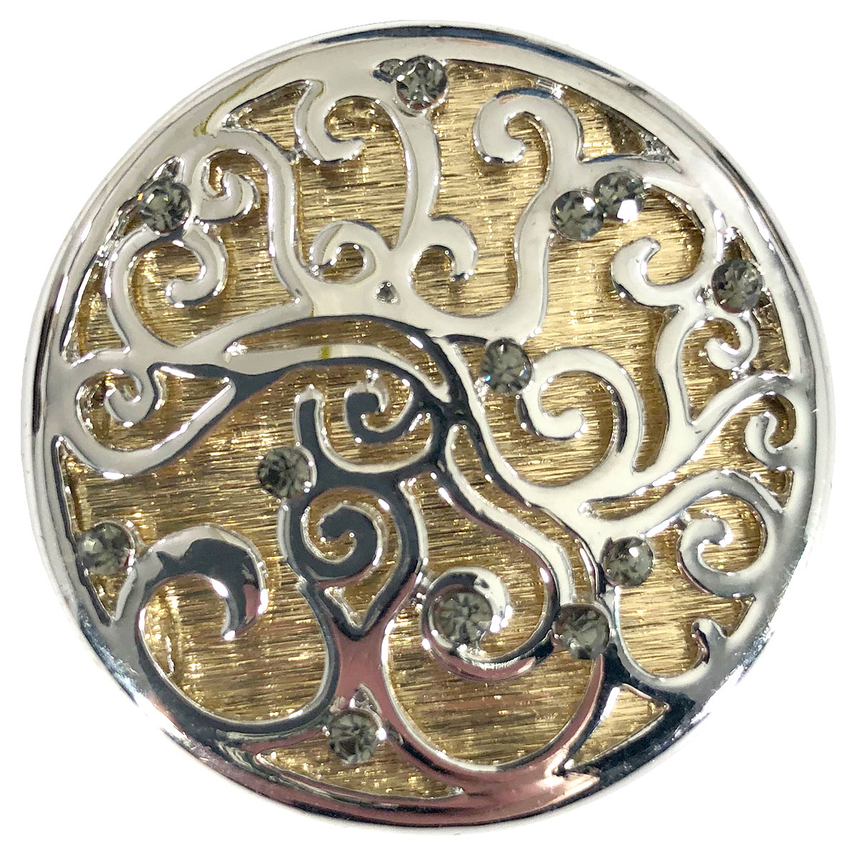 571 Silver-Gold Swirl Design  